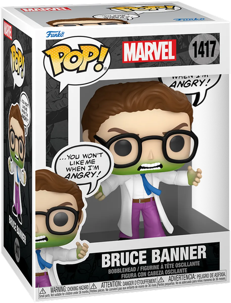 Marvel Comics - Bruce Banner "You Won't Like Me When I'm Angry" Pop! Vinyl - Image 3