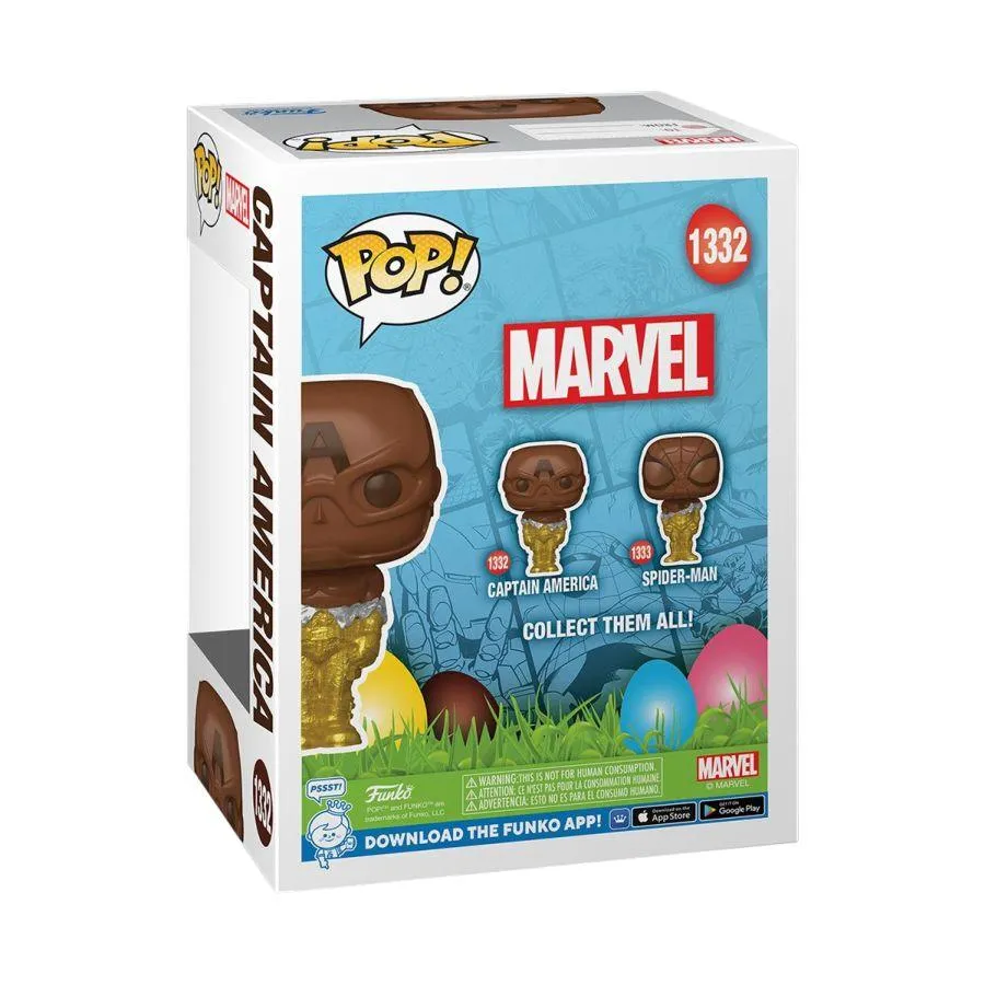 Marvel Comics - Captain America (Easter Chocolate) Pop! Vinyl - Image 4