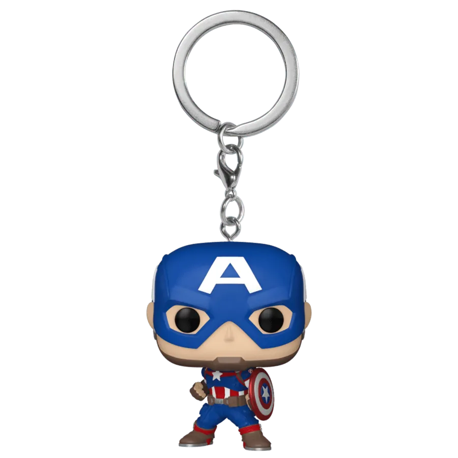 Marvel Comics - Captain America New Classics Pop! Keychain - Image 2