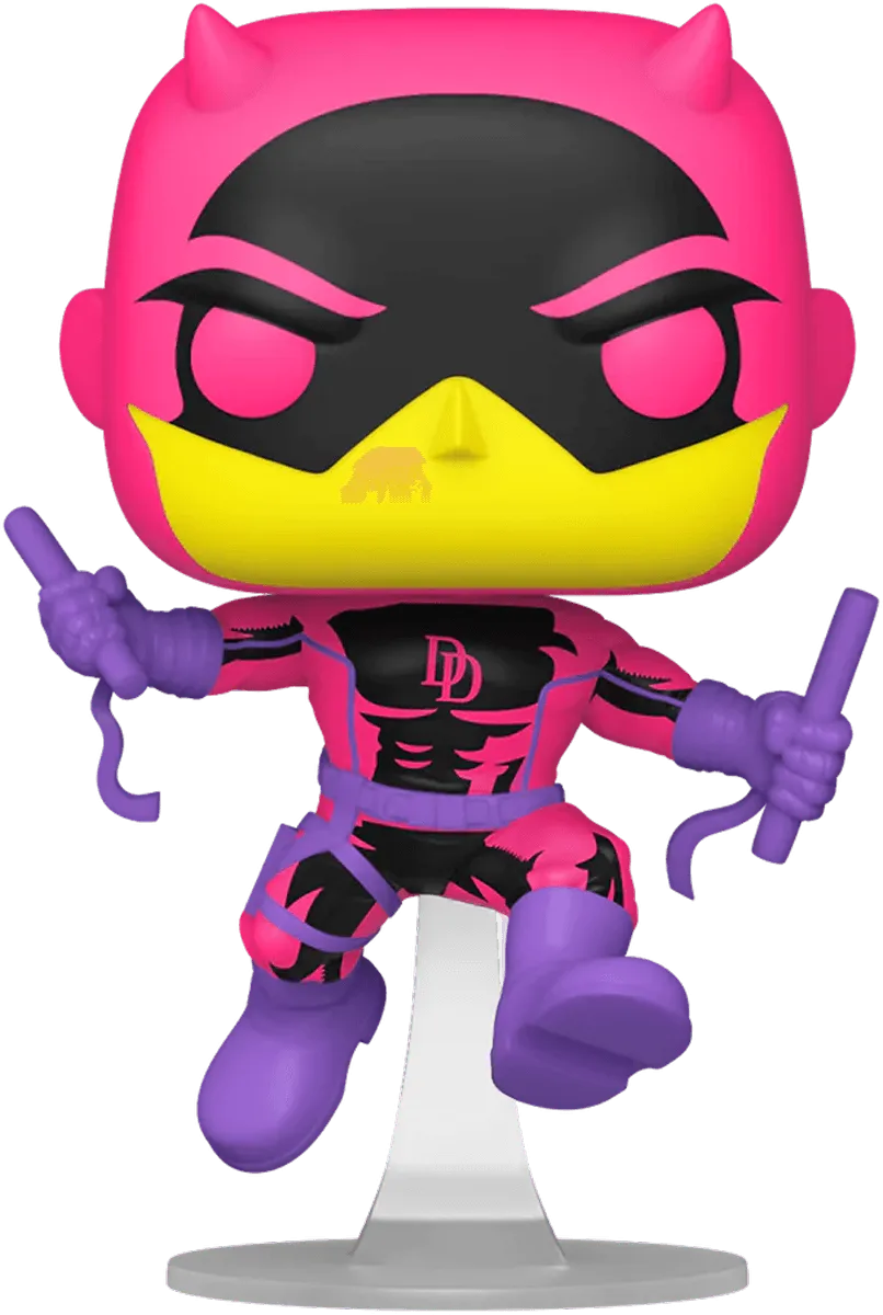 Marvel Comics - Daredevil (Classic) US Exclusive Blacklight Pop! Vinyl [RS] - Image 2