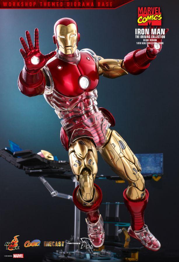 Marvel Comics - Iron Man Origins Deluxe 1:6 Scale 12" Diecast Action Figure - Image 7