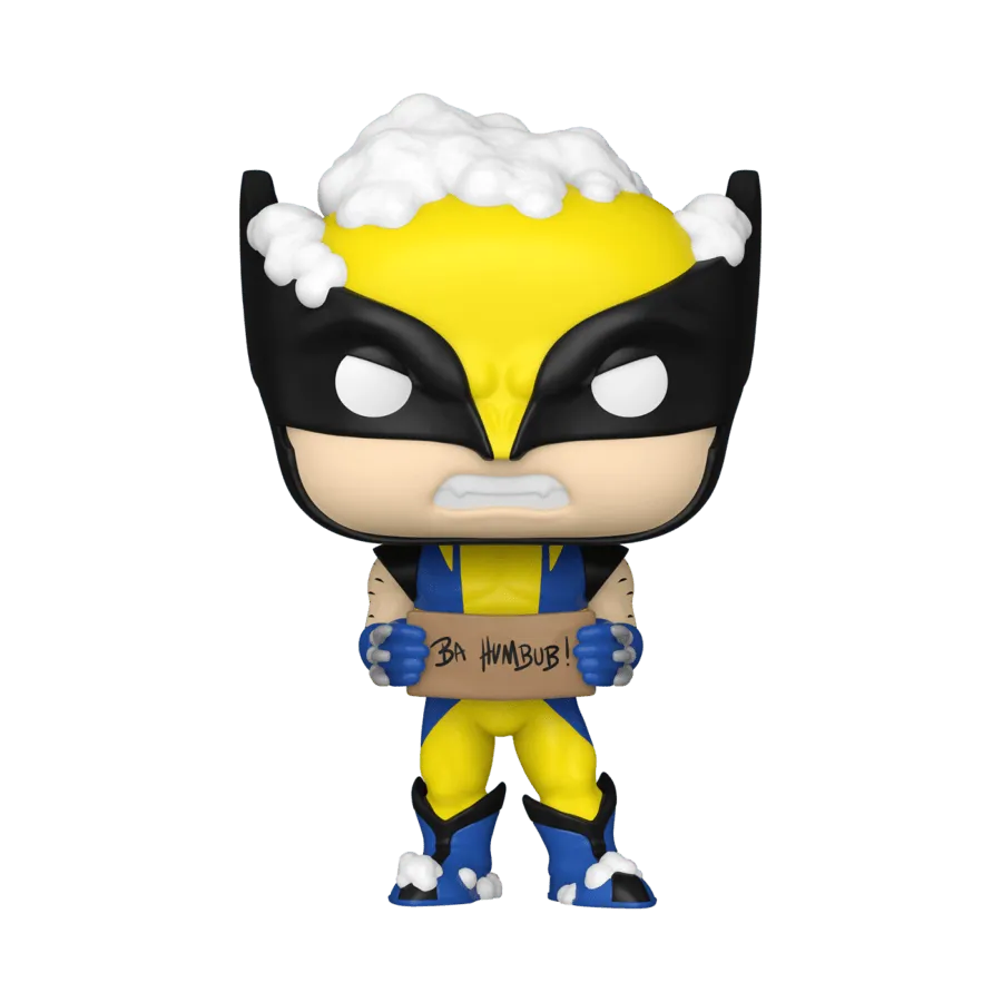 Marvel Comics - Wolverine with Sign Holiday Pop! Vinyl - Image 2
