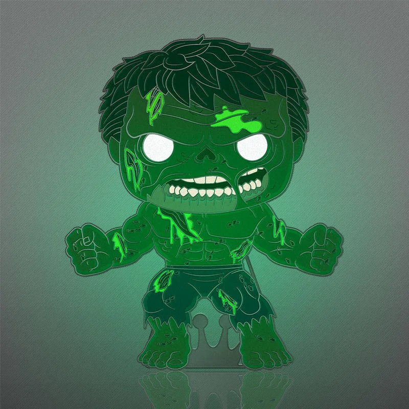 Marvel Comics - Zombie Hulk (with chase) 4" Pop! Pin - Image 2