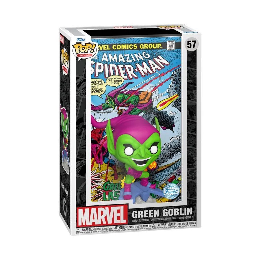 Marvel - Green Goblin (The Amazing Spider-Man #122) US Exclusive Pop! Comic Cover [RS] - Image 4
