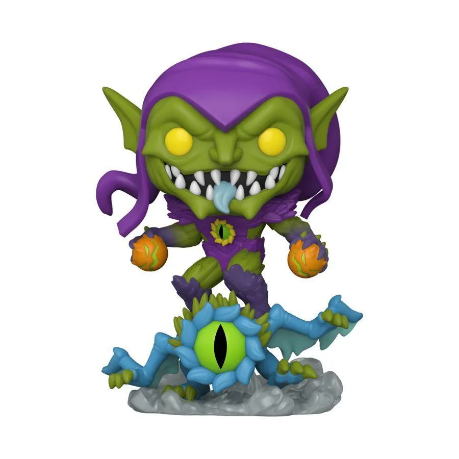 Marvel Mech Strike Monster Hunters - Green Goblin Glow US Exclusive Pop! Vinyl [RS] - Image 2