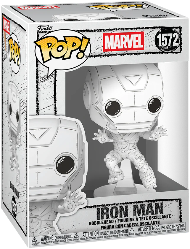 Marvel: Sketched - Iron Man Pop! Vinyl - Image 3