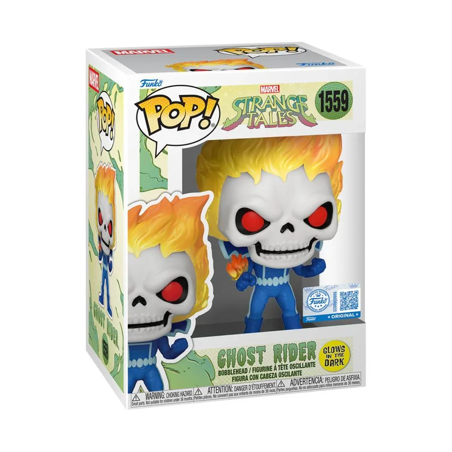 Marvel: Strange Tales - Ghost Rider US Exclusive Glow Pop! Vinyl [RS] - Image 4