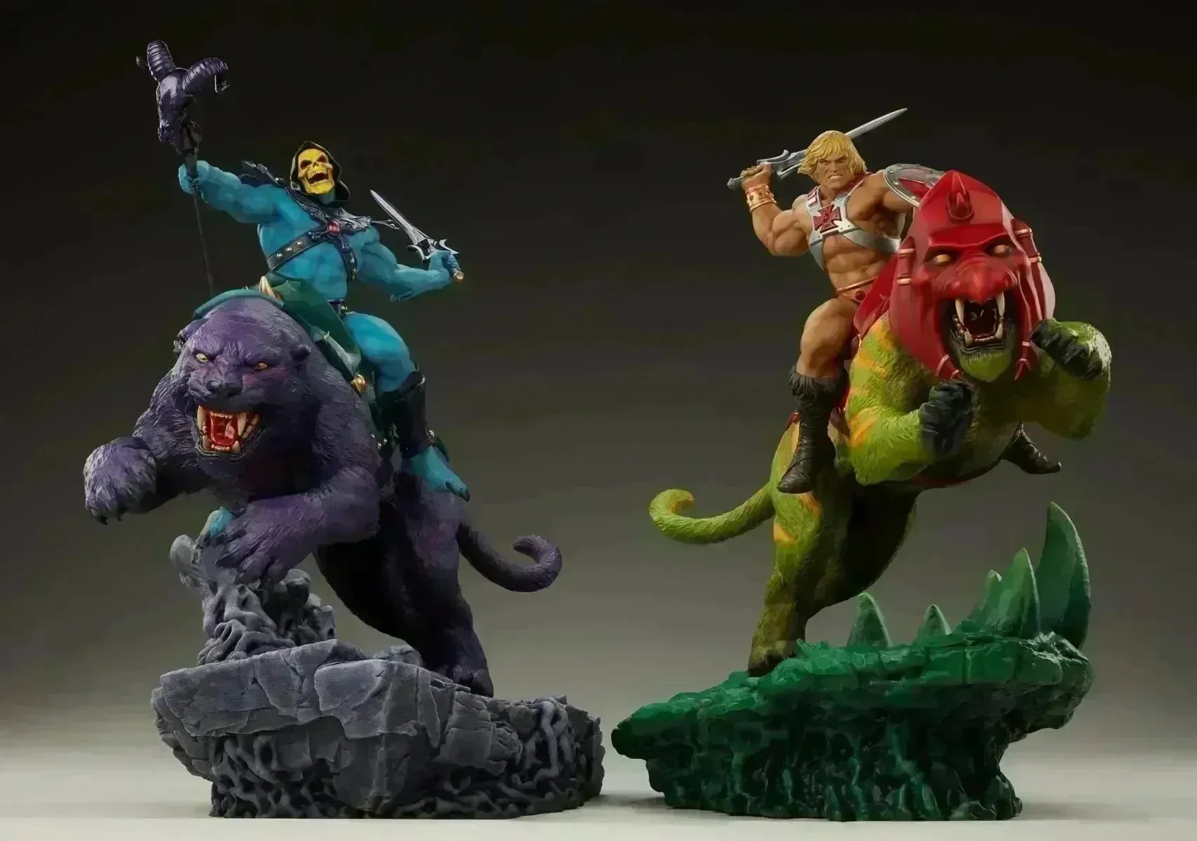 Masters of the Universe - Skeletor & Panthor Deluxe 1:6 Scale Maquette - Image 19