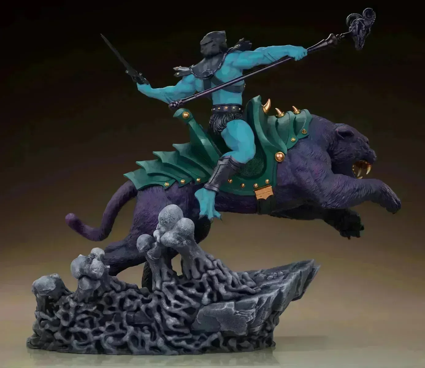 Masters of the Universe - Skeletor & Panthor Deluxe 1:6 Scale Maquette - Image 9