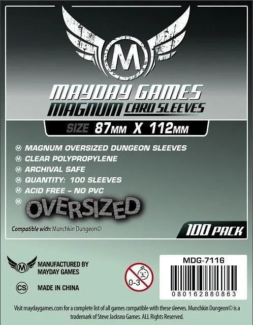 Mayday - Magnum Oversized Dungeon Sleeves - 87 X 112 MM - Image 2