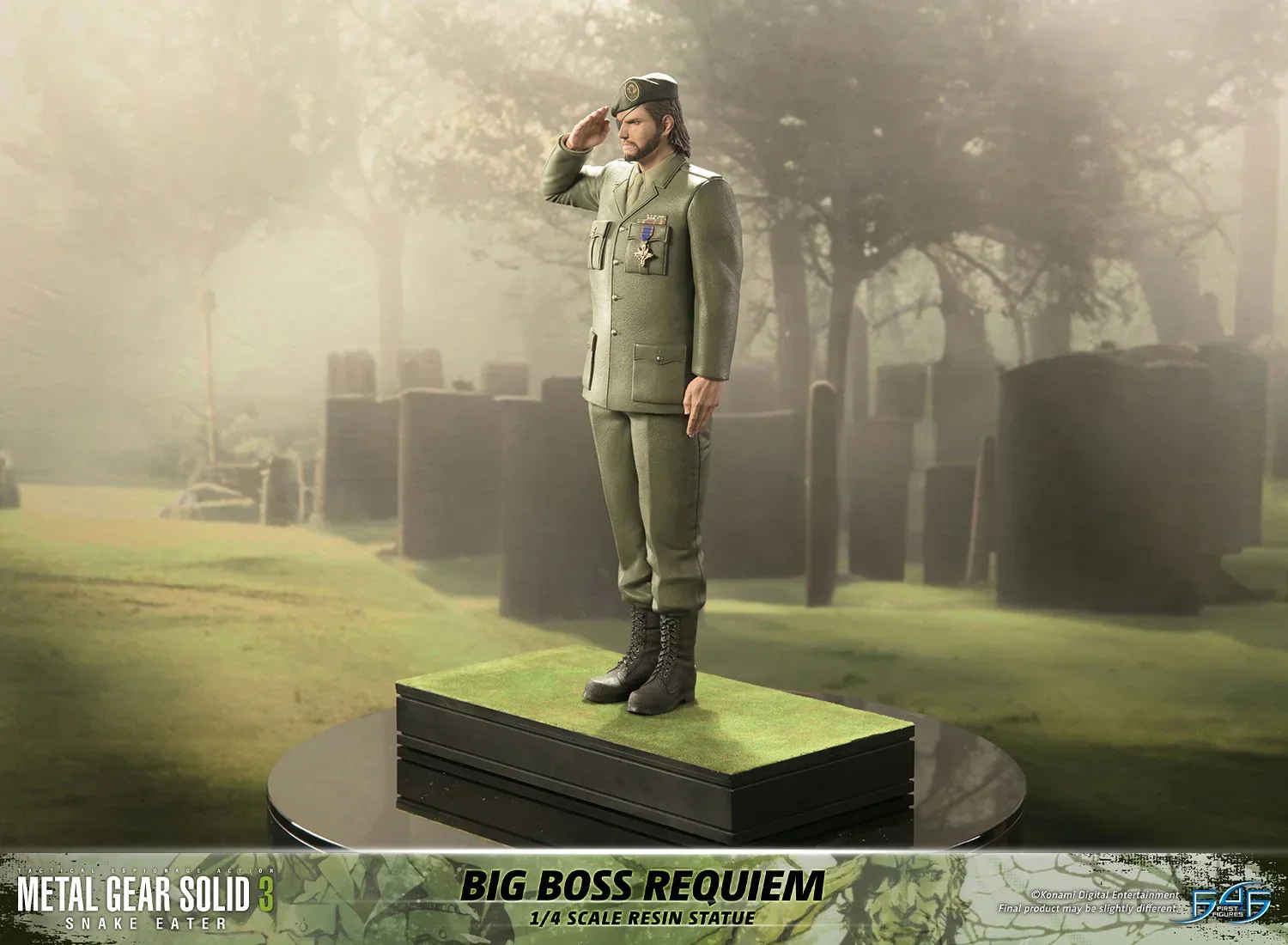 Metal Gear Solid 3: Snake Eater - Big Boss Requiem 1:4 Statue - Image 3