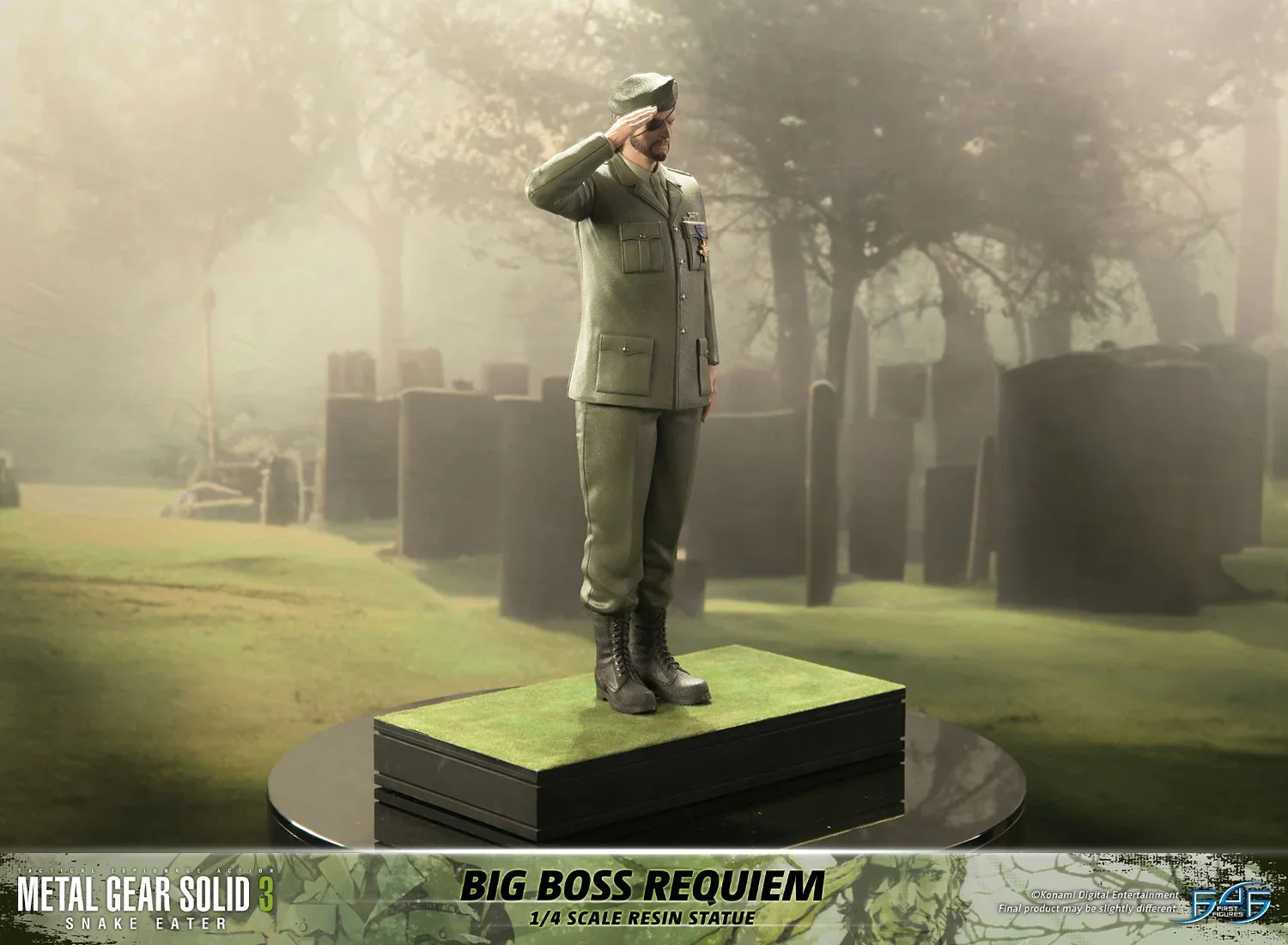Metal Gear Solid 3: Snake Eater - Big Boss Requiem 1:4 Statue - Image 9