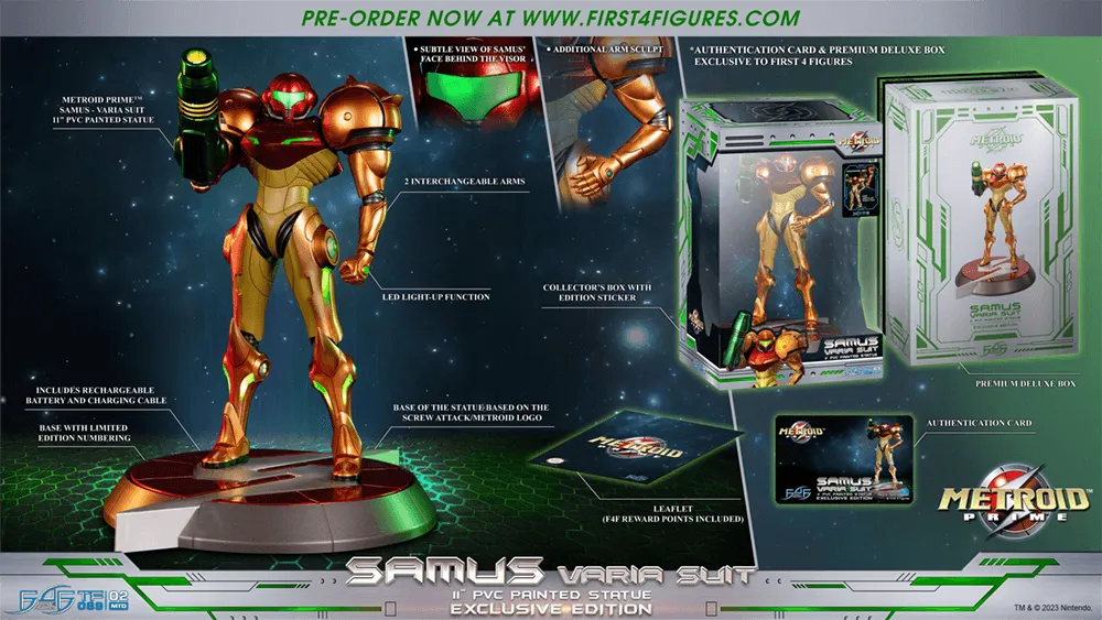 Metroid Prime - Samus Varia Suit PVC Statue [Collector's Edition] - Image 2