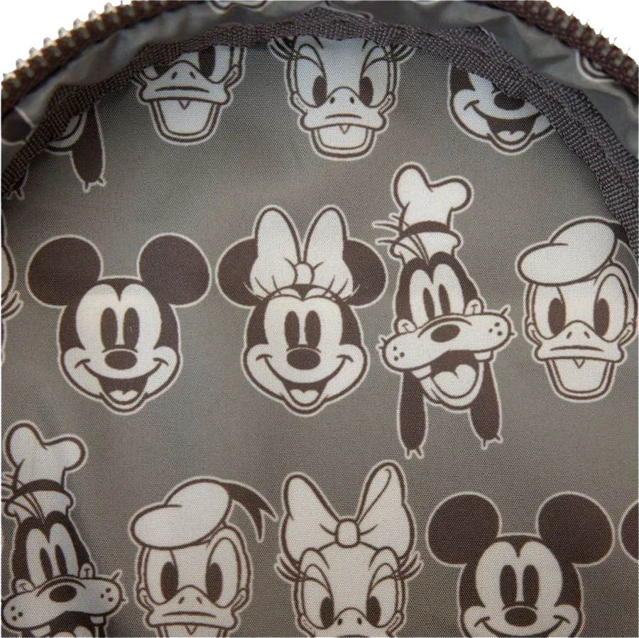 Mickey & Friends - Faux Leather & Canvas Water Bottle Crossbody - Image 4