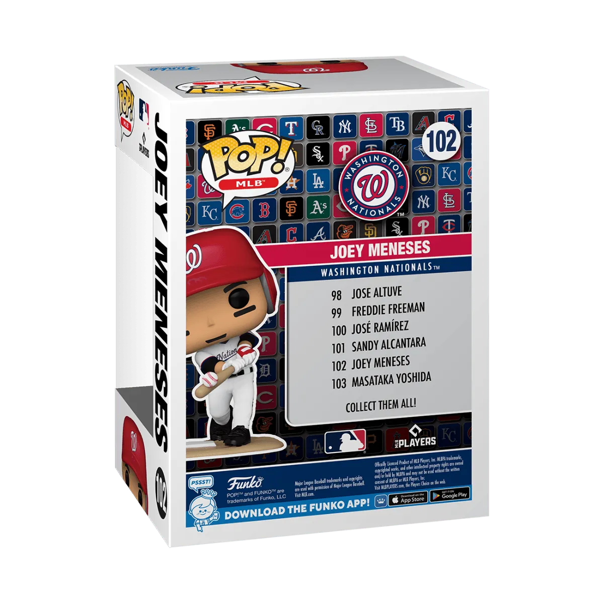 MLB: Nationals - Joey Meneses Pop! Vinyl - Image 4