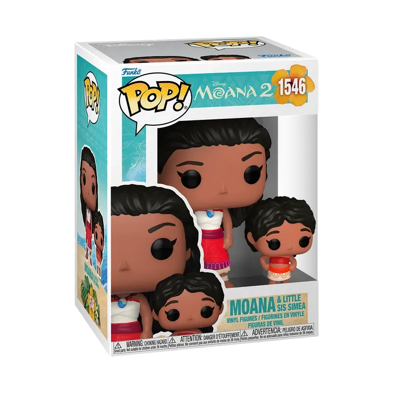 Moana 2 - Moana & Little Sis Simea Pop! Vinyl - Image 3