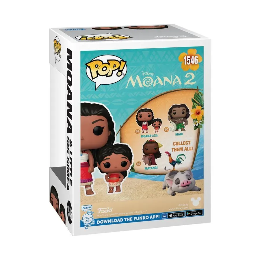 Moana 2 - Moana & Little Sis Simea Pop! Vinyl - Image 4