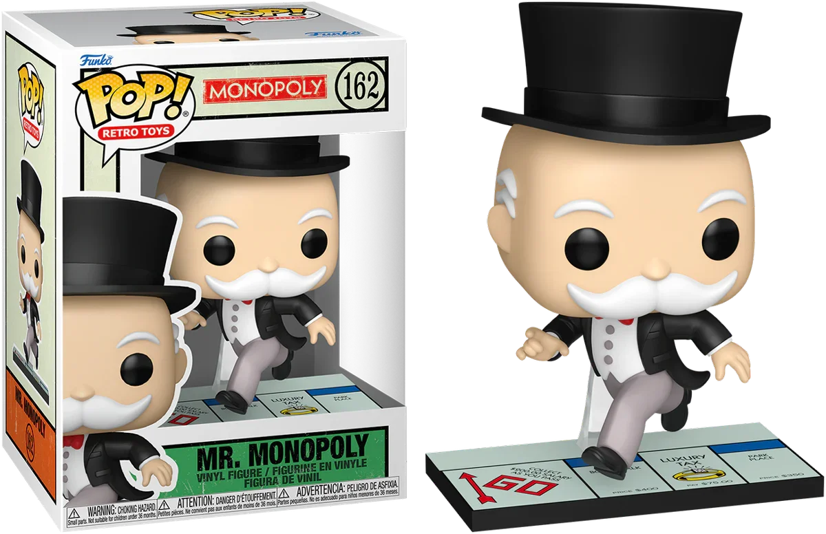 Monopoly - Mr. Monopoly (Pass Go) Pop! Vinyl