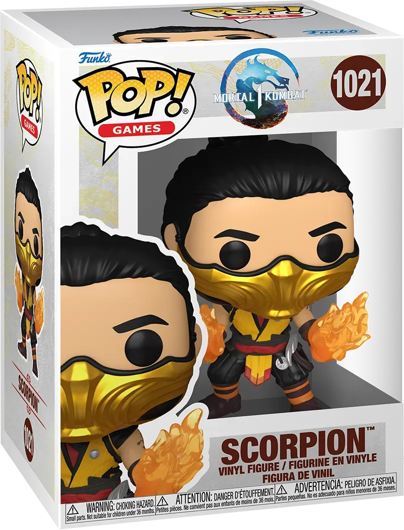 Mortal Kombat 1 - Scorpion (Fire Hands) Pop! Vinyl - Image 3