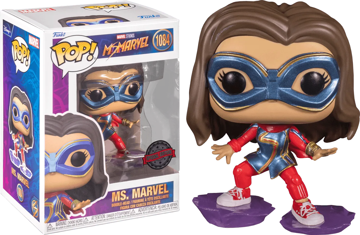 Ms Marvel (TV) - Ms Marvel Stepping US Exclusive Pop! Vinyl [RS]
