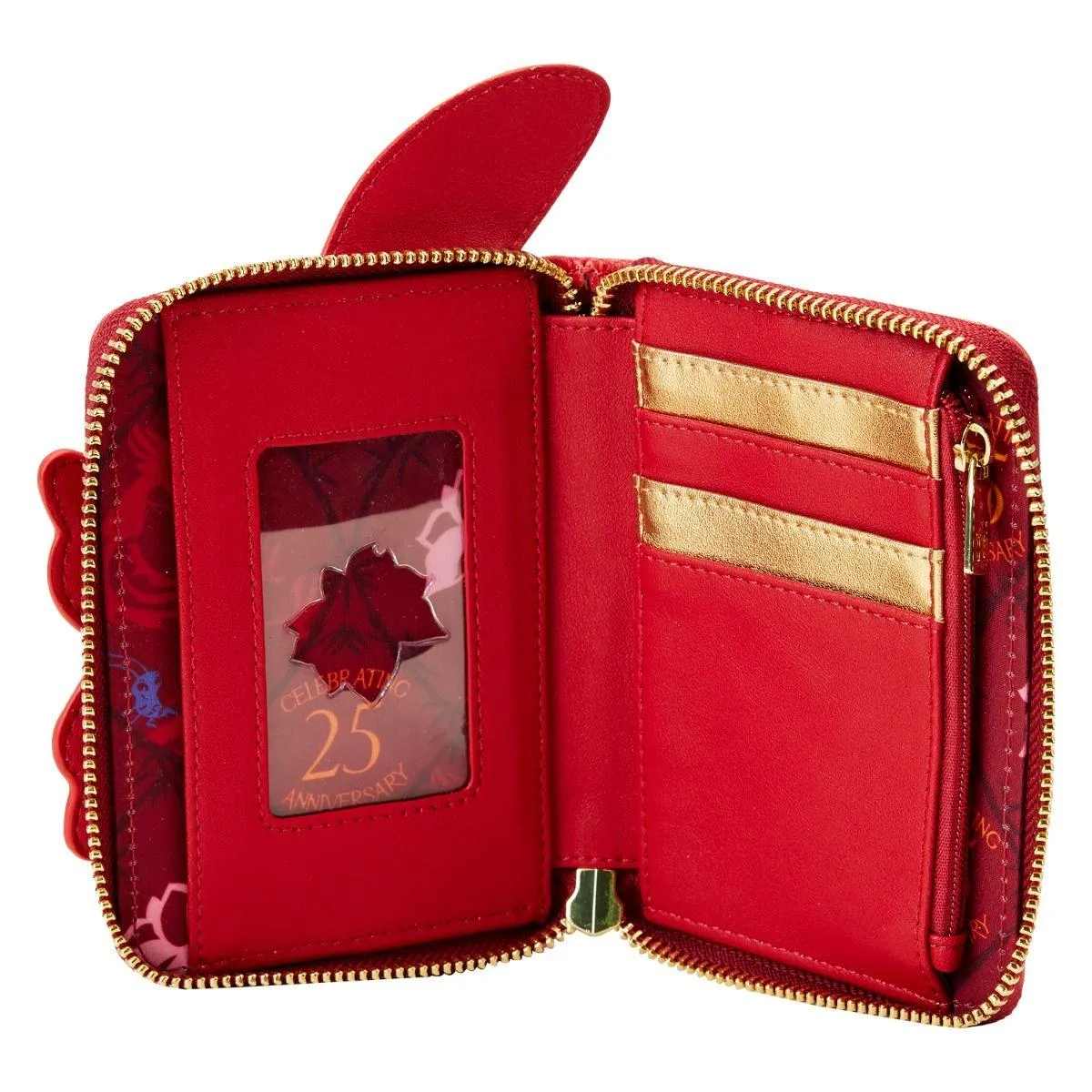 Mulan - 25th Anniversary Mushu Glitter Cosplay Cosplay Zip Wallet - Image 3