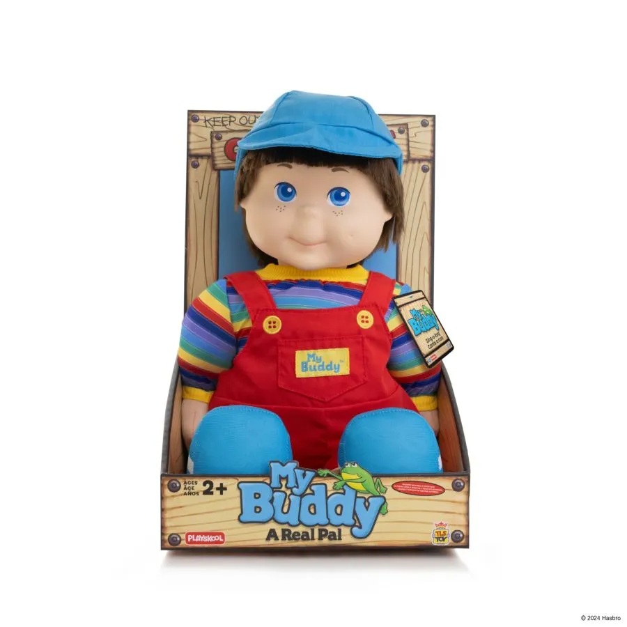 My Buddy - My Buddy in Red Overalls Plush Doll - Image 5