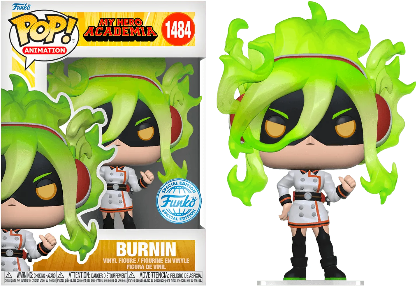 My Hero Academia - Burnin (Moe Kamiji) US Exclusive Pop! Vinyl - Chase Bundle [RS] - Image 2