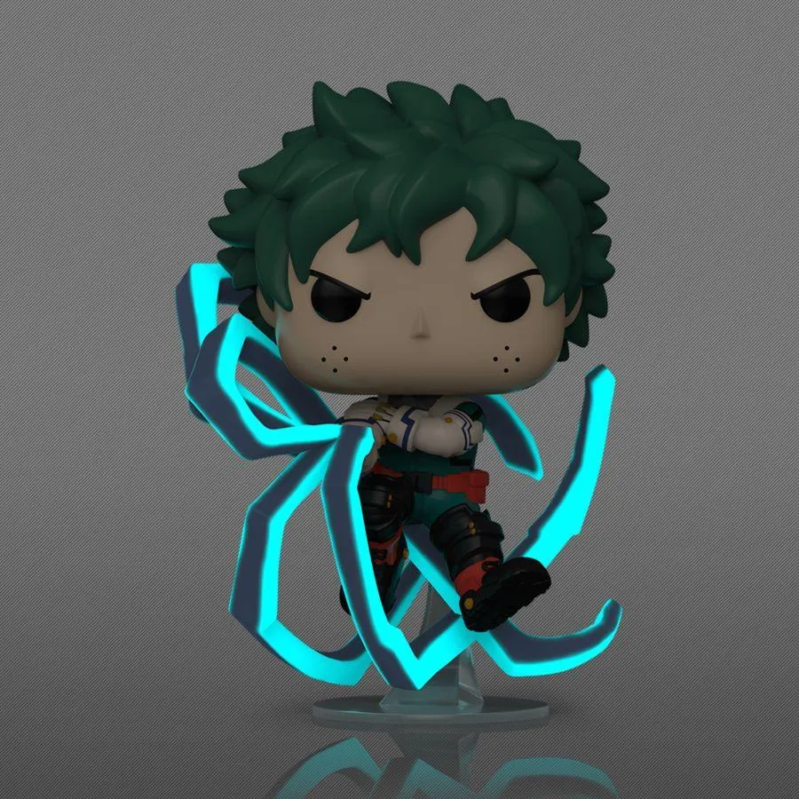 My Hero Academia - Deku with Blackwhip US Exclusive Glow Pop! Vinyl RS - Image 2