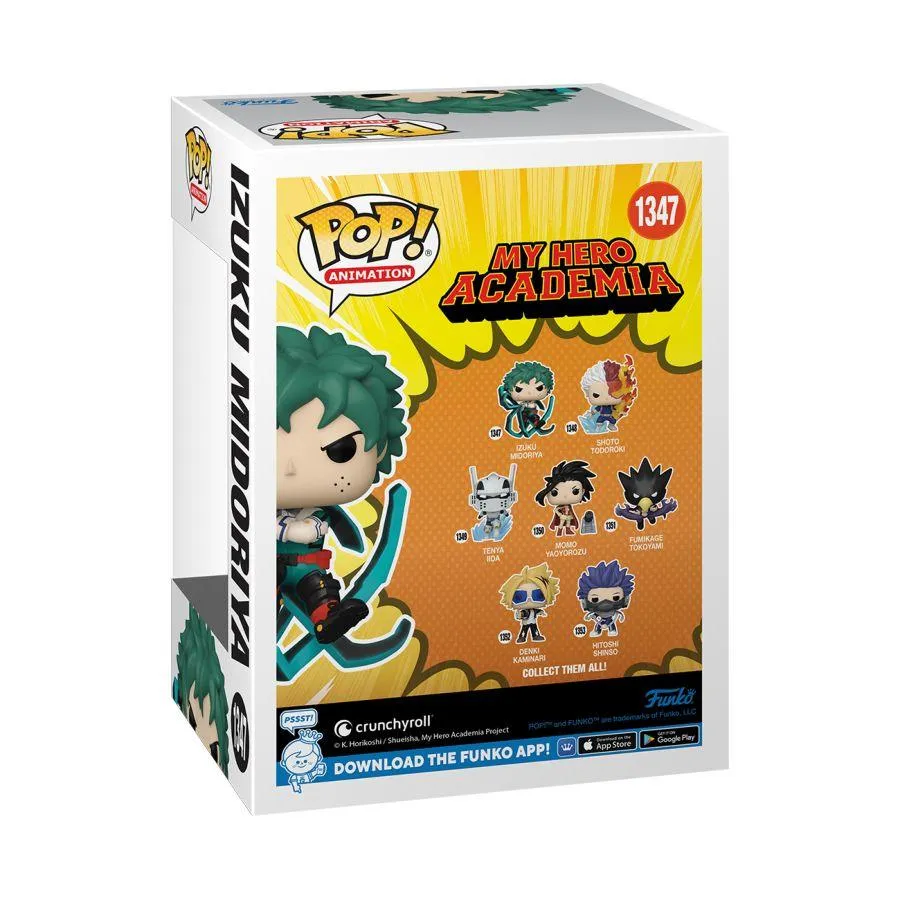 My Hero Academia - Deku with Blackwhip US Exclusive Glow Pop! Vinyl RS - Image 3