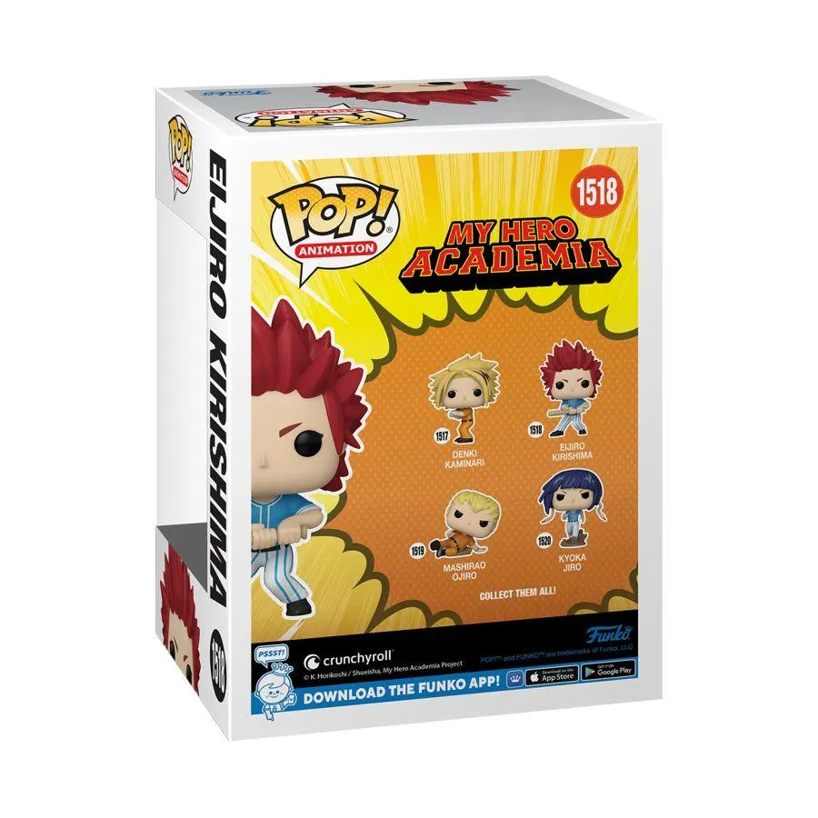 My Hero Academia - Eljiro Kirishima (Baseball) Pop! Vinyl - Image 4