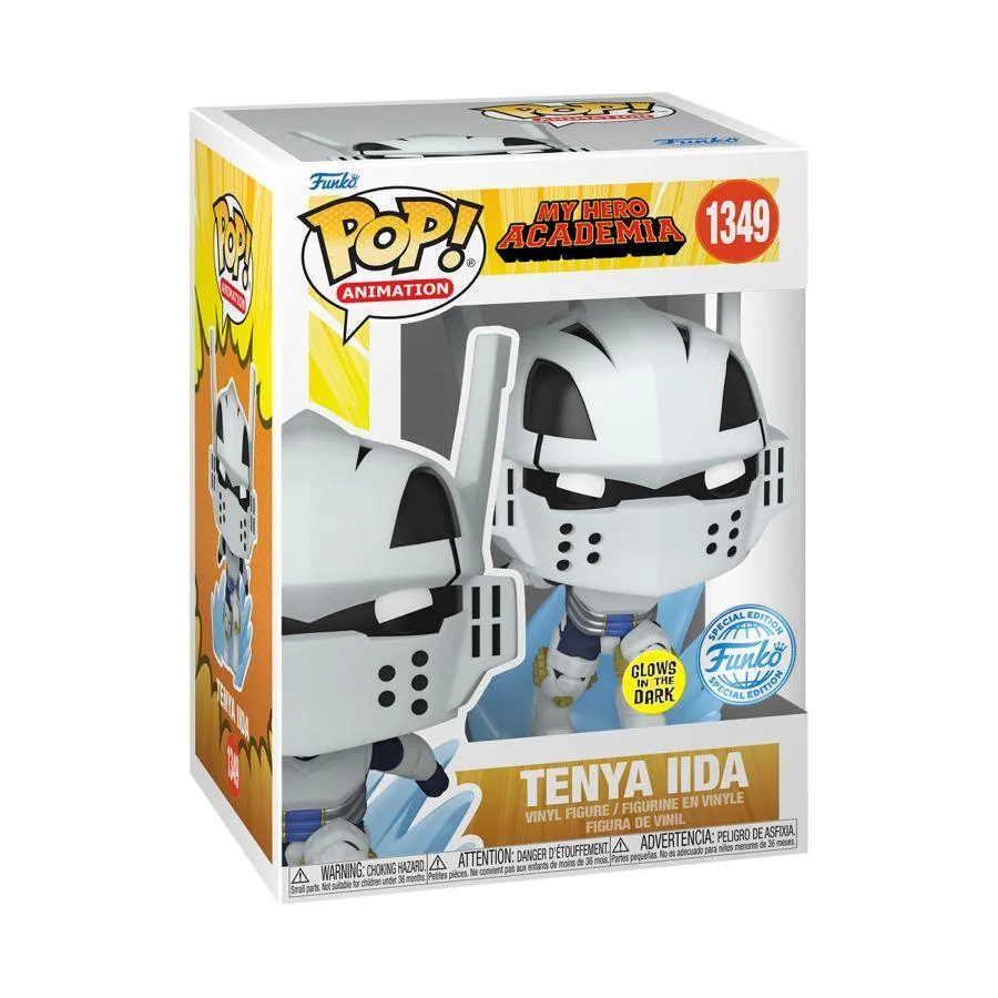My Hero Academia - Tenya Iida (Recipro Blast) US Exclusive Glow Pop! Vinyl [RS] - Image 3