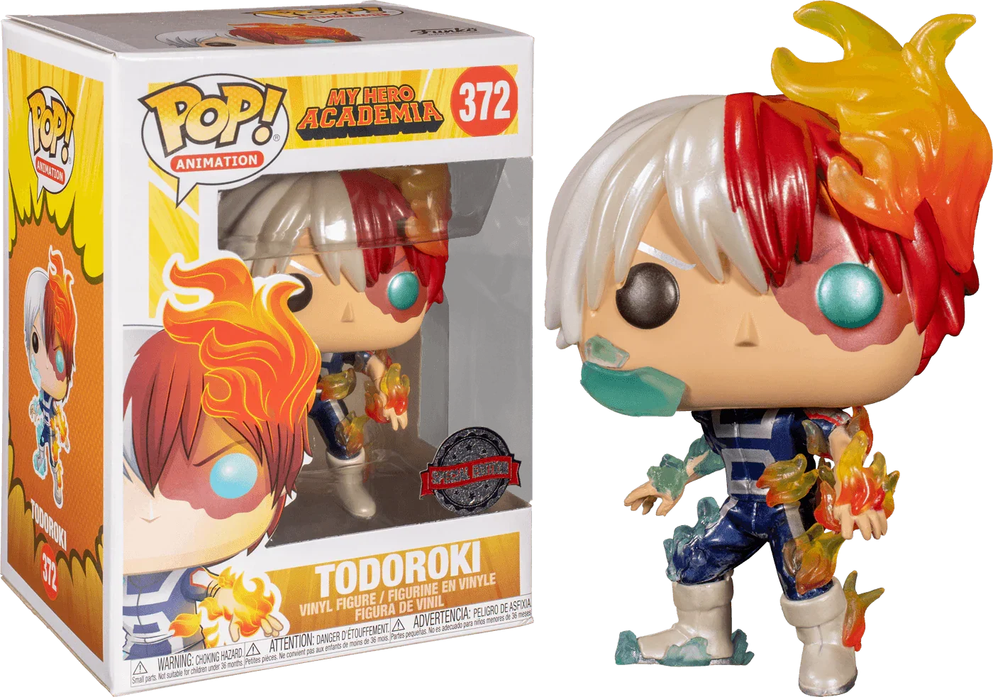 My Hero Academia - Todoroki Metallic US Exclusive Pop! Vinyl - Image 2