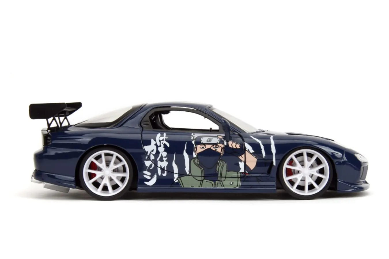 Naruto - Kakashi with 1993 Mazda RX-7 V2 1:24 Scale Diecast Vehicle - Image 6