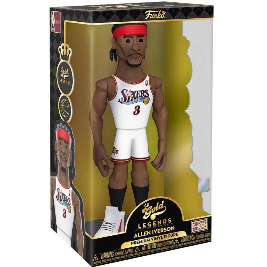 NBA: 76ers - Allen Iverson (chance of a chase) 12" Vinyl Gold - Image 3