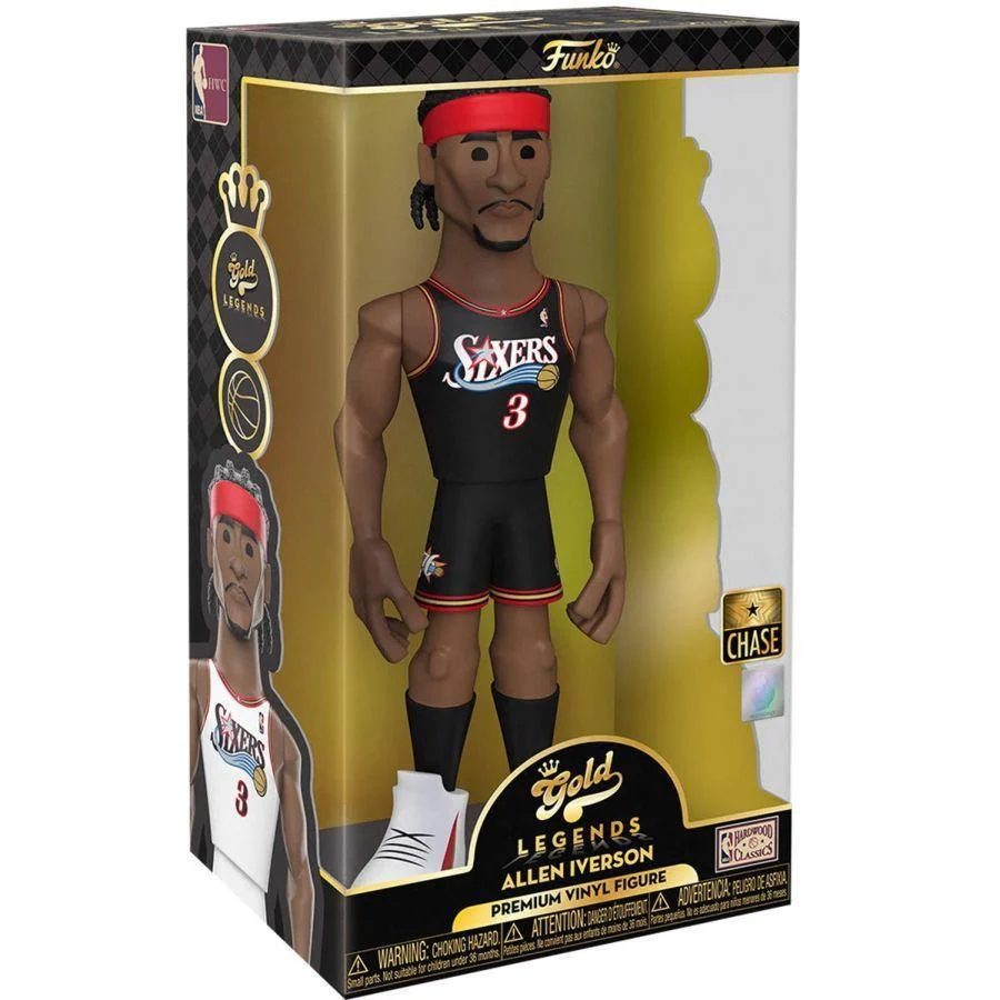 NBA: 76ers - Allen Iverson (chance of a chase) 12" Vinyl Gold - Image 5