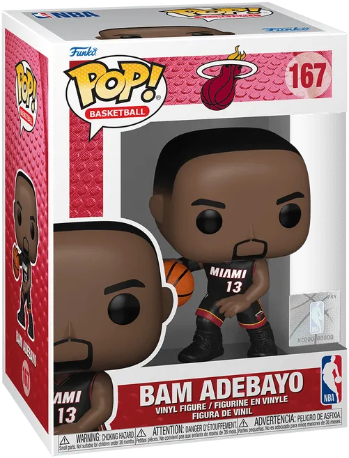 NBA Basketball - Bam Adebayo (Miami Heat) Pop! Vinyl - Image 3