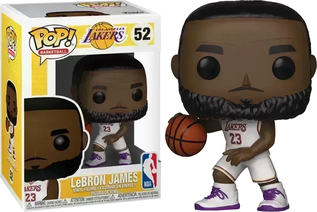 NBA: Lakers - Lebron James (White Uniform) Pop! Vinyl