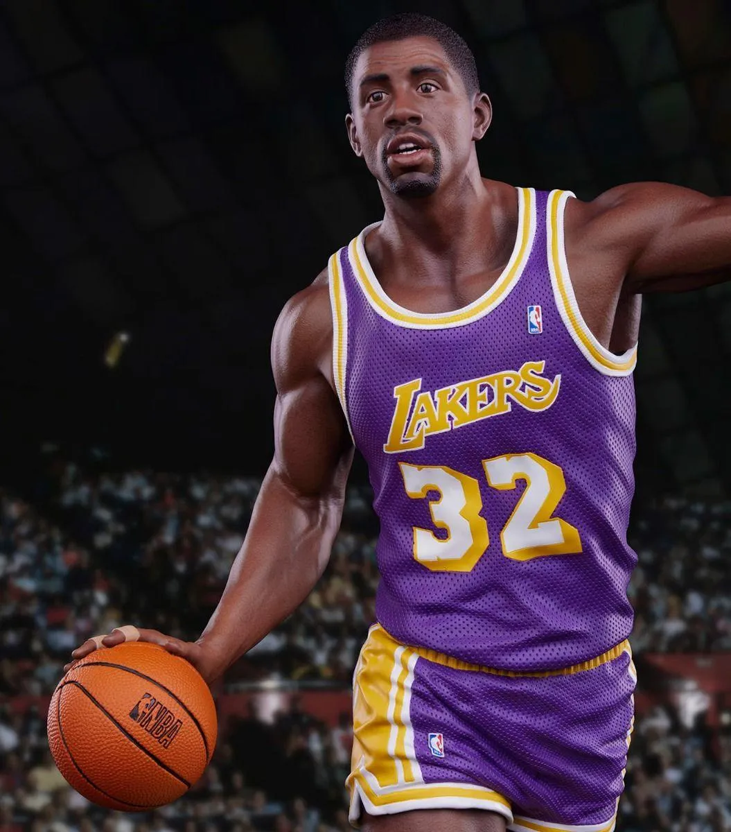 NBA - Magic Johnson 1:4 Scale Statue - Image 3