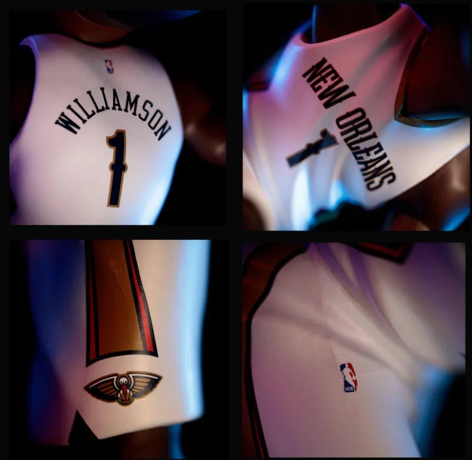 NBA - Zion Williamson (Pelicans - White Uniform) Limited Edition 12" Vinyl Figure - Image 4
