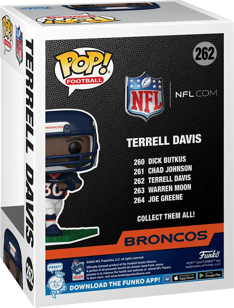 NFL: Broncos - Terrell Davis Pop! Vinyl - Image 4