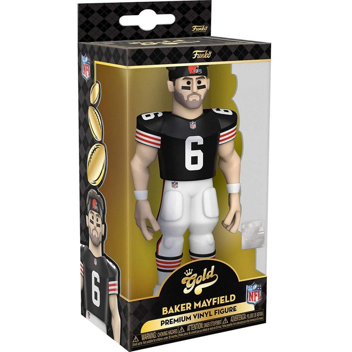 NFL: Browns - Baker Mayfield (with chase) 5" Vinyl Gold - Image 4