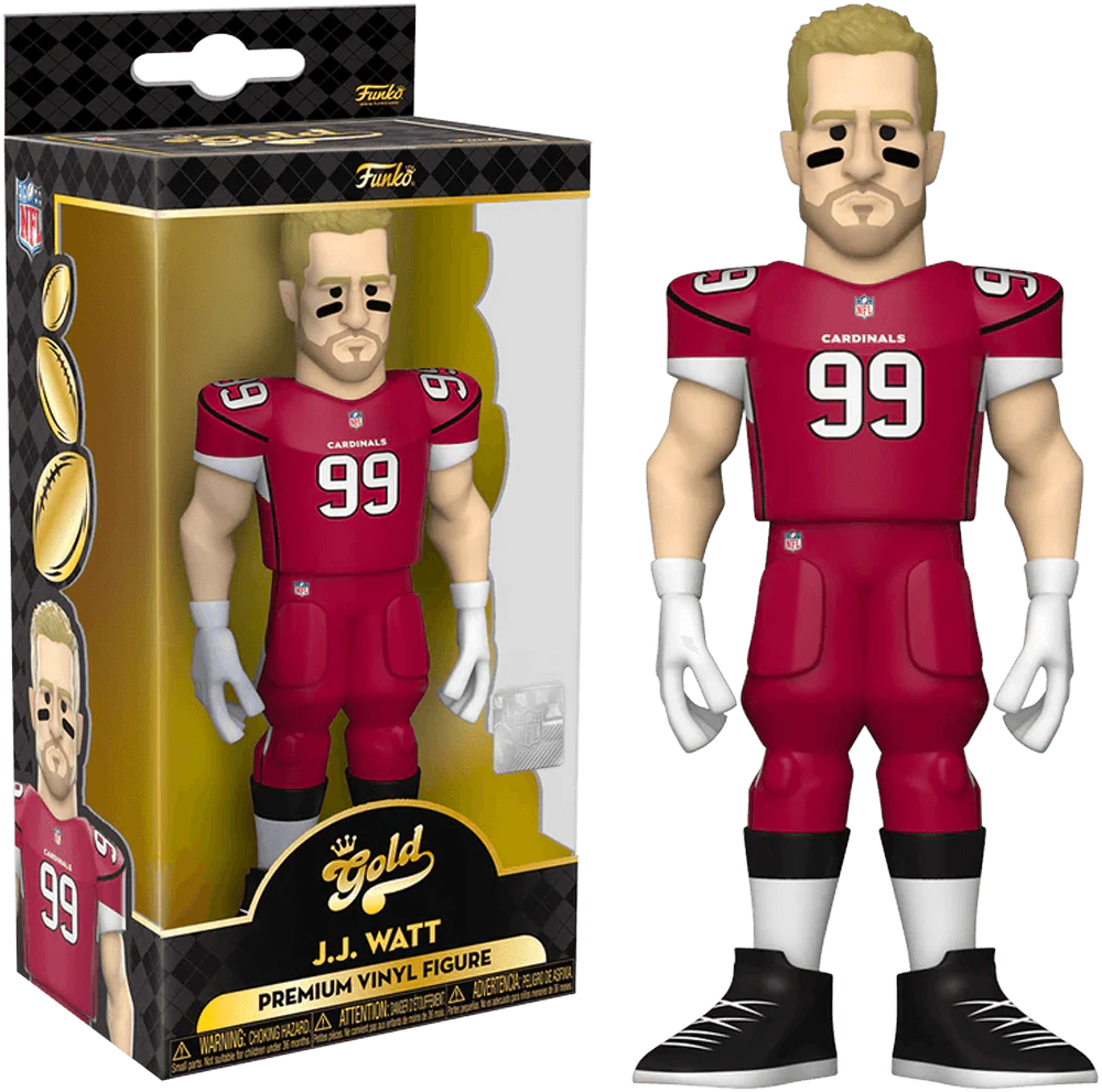 NFL: Cardinals - JJ Watt (with chase) 5" Vinyl Gold