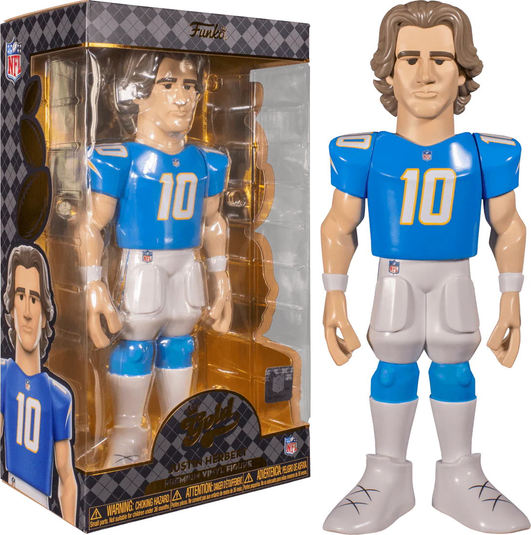 NFL: Chargers - Justin Herbert (with chase) 12" Vinyl Gold
