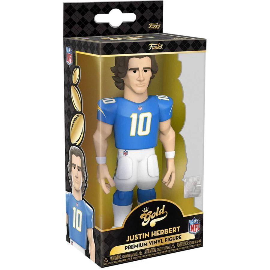NFL: Chargers - Justin Herbert (with chase) 5" Vinyl Gold - Image 4