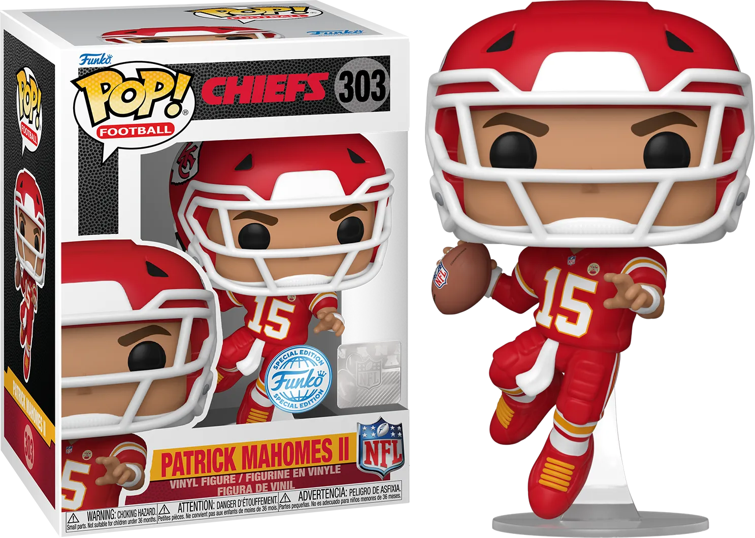NFL: Chiefs - Patrick Mahomes II Pop! Vinyl [RS]