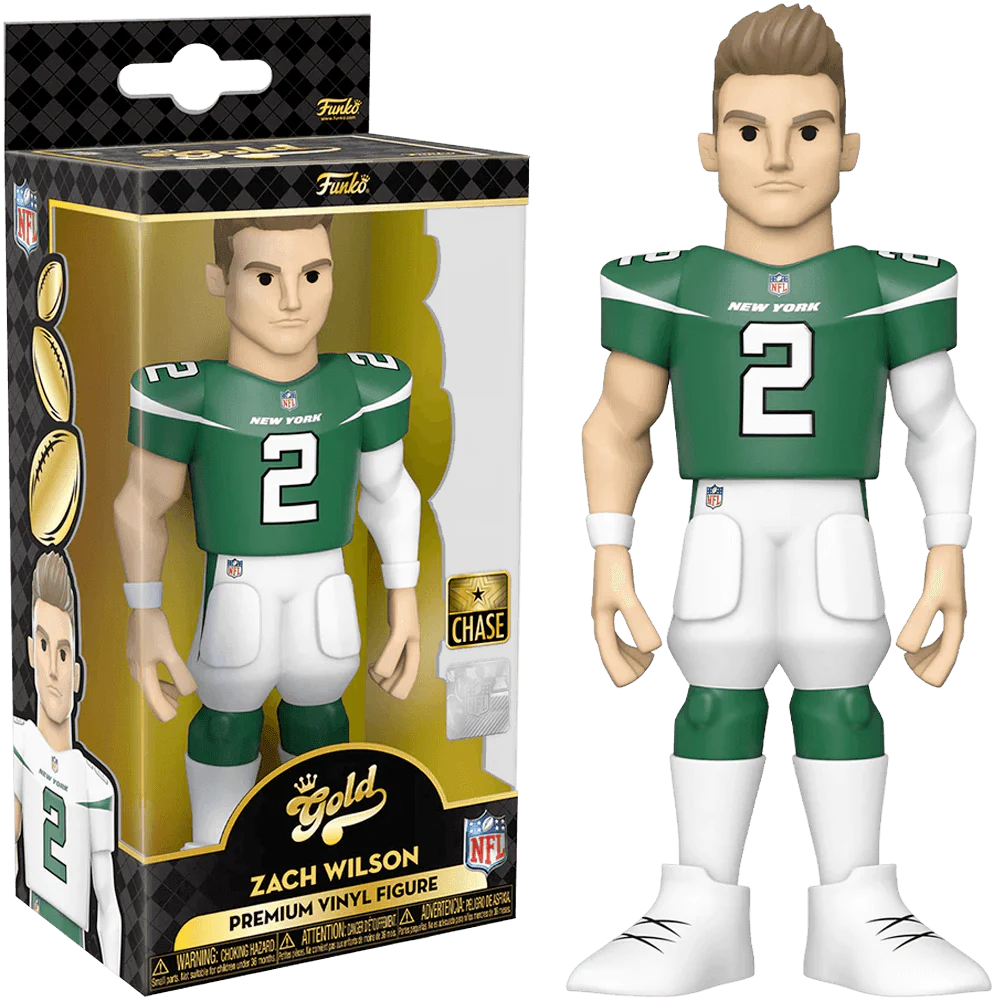 NFL: NY Jets - Zach Wilson (with chase) 5" Vinyl Gold - Image 2