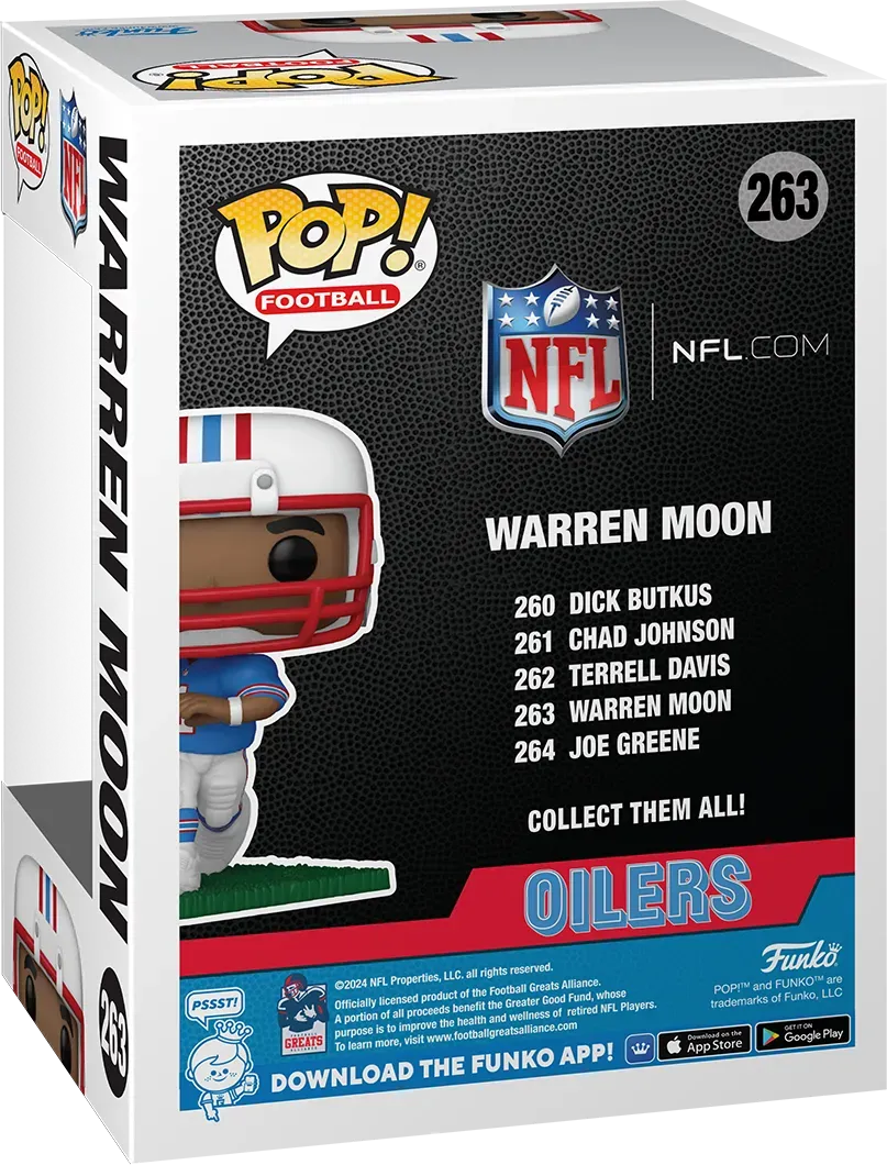NFL: Oilers - Warren Moon Pop! Vinyl - Image 4