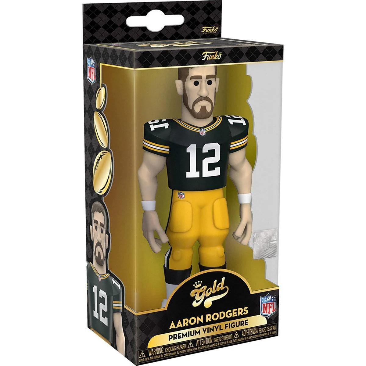 NFL: Packers - Aaron Rodgers (with chase) 5" Vinyl Gold - Image 4