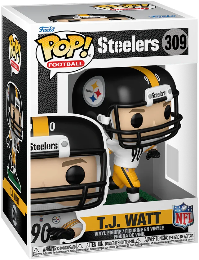 NFL: Steelers - TJ Watt Pop! Vinyl - Image 3