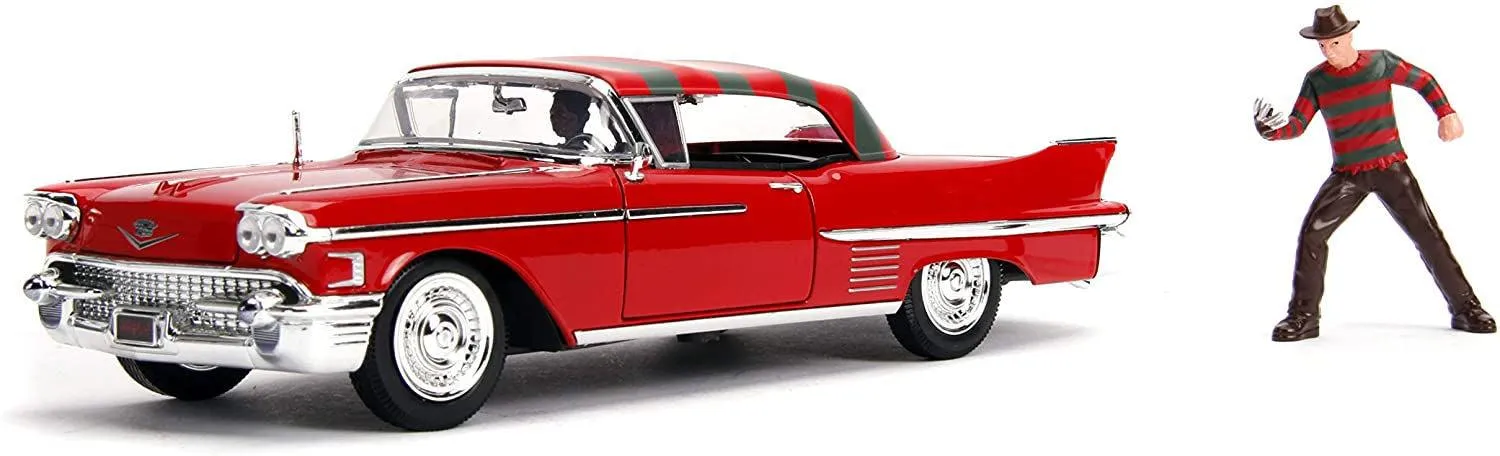 A Nightmare on Elm Street - 1958 Cadillac Series 62 1:24 with Figure Hollywood Ride - Image 7